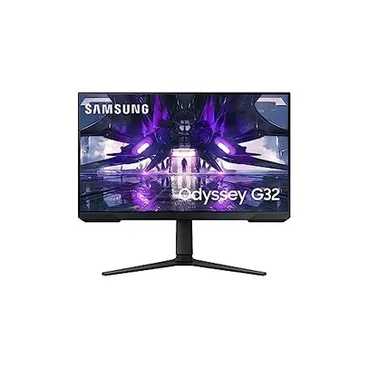 SAMSUNG Monitor Gamer Odyssey 27, FHD, 165Hz, 1ms, com ajuste de altura, HDMI, DP, Freesync, Preto, Série G32