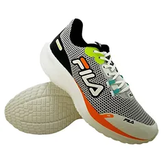 Fila Athlon, Tênis Masculino, Branco/Preto/Laranja, 41