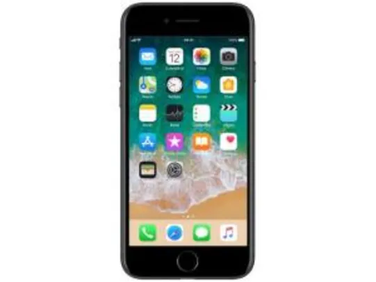 (APP) iPhone 7 Apple 32GB Preto Matte 4G Tela 4.7”Retina - Câm. 12MP + Selfie 7MP iOS 11 Proc. Chip A10