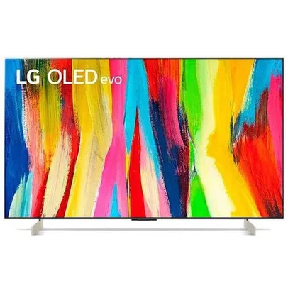 Smart TV 4K LG OLED 42 com ThinQAI, Google, Alexa e Wi-Fi - OLED42C2PSA