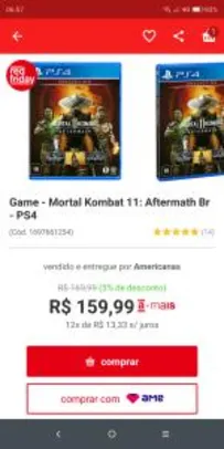 Mortal Kombat 11: Aftermath Br - PS4