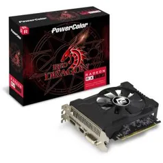 Placa de Vídeo PowerColor Radeon RX 550, 4GB GDDR5, 128Bit, AXRX 550 4GBD5-DHA/OC