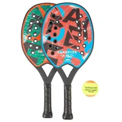 Kit Raquete de Beach Tennis em Plástico BTR 160