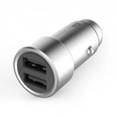 Carregador veícular Original Xiaomi Dual USB Ports 3.6A Universal - R$ 20