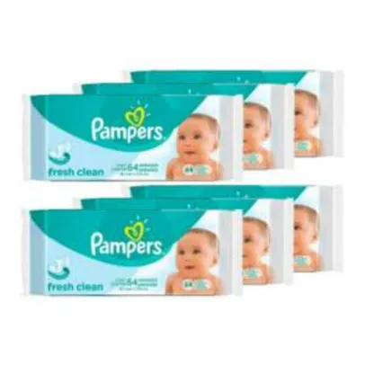 [Ricardo Eletro] Lenço Umedecido Pampers com 384 unidades - R$37