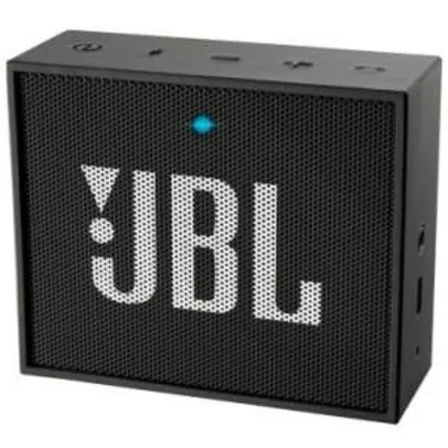 [Clube do Ricardo] Caixa de Som Bluetooth Portátil Preto GO JBL - R$150