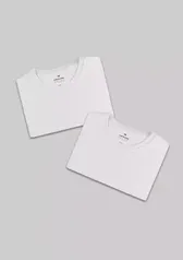 Kit Com 2 Camisetas Masculinas Básicas Hering 