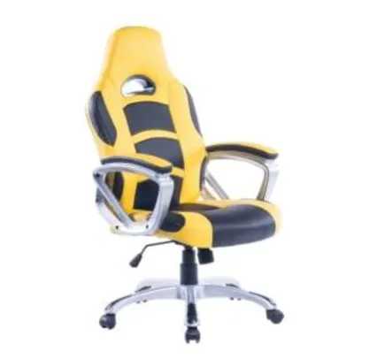 Cadeira Gamer Interlagos Preta E Amarela | R$450