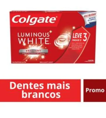 6 creme dental LUMINOUS WHITE - 2Kits com 3Und [APP AMERICANAS]