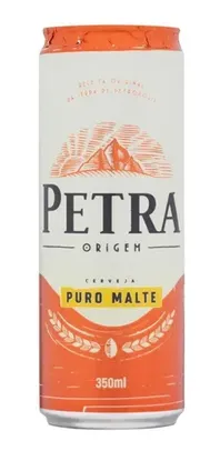 [acima de 12 und.] Cerveja Puro Malte Petra Origem Lata 350ml | R$ 1,83