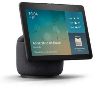 (APP) Echo Show 10 Amazon com Tela 10,1" HD Movimento e Alexa - Preta - R$1609