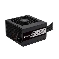 Fonte Corsair CX Series CX550 80 Plus Bronze 550W PFC Ativo, CP-9020121