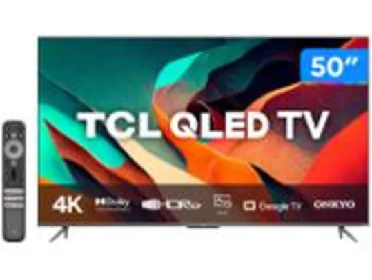 Smart TV 50” 4K QLED TCL 50C635 