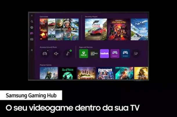 Smart Tv 70 Polegadas Crystal Uhd 4k 70cu8000 2023 Samsung