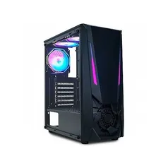 Gabinete Gamer Jaeger1 01tj Painel Fita Led Rgb S/fan