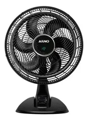 Ventilador de Mesa Arno VD40 Preto com 6 pás, 40 cm de diâmetro 110 V