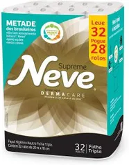 [PRIME DAY] 32 Rolos Papel Higiênico Neve Supreme