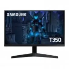 Monitor Gamer Samsung 24" FHD Série T350 HDMI, VGA, Freesync, LF24T350FHLMZD 75Hz 5ms