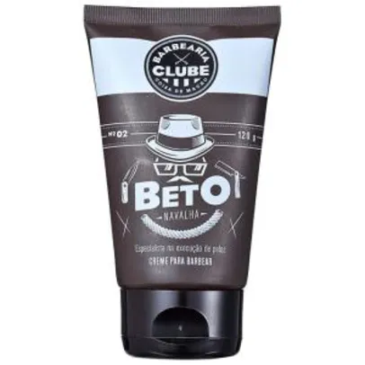 Barbearia Clube Beto Navalha n 02 - Creme de Barbear 120g R$22