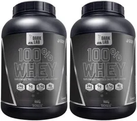 Combo 2x 100% Whey 900g Dark Lab