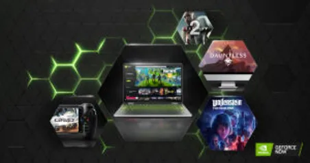 Geforce NOW jogue varios jogos gratuitamente sem precisar de um pc gamer.