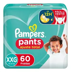 Fralda Pampers Pants Ajuste Total Jumbo Xxg 60 Unidades