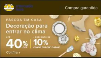 Ganhe 10% de desconto em compras acima de R$149 com o cupom no Mercado livre