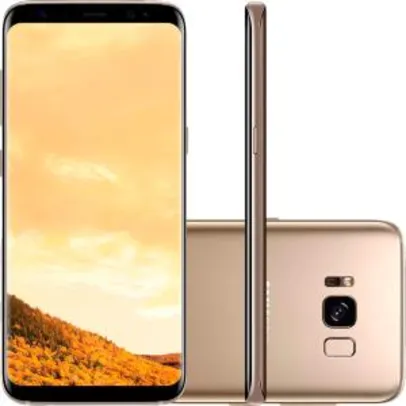 Smartphone Samsung Galaxy S8, 64GB, Dual Chip, Câmera 12Mp, Octa-Core, Dourado - G950F. R$ 2.849,05