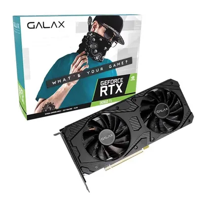 Placa de Vídeo GALAX GeForce RTX 3060 Ti (1-Click OC) LHR 8GB GDDR6 256Bits