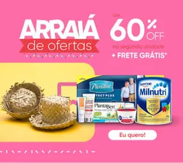 Até 60%OFF na Segunda Unidade na Drogaria São Paulo