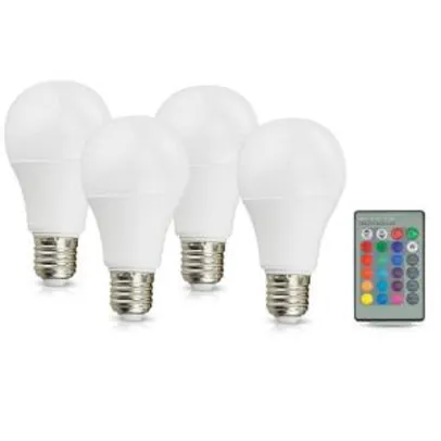 Kit com 4 Lâmpadas LED Mainstays por R$30