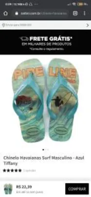 Chinelo Havaianas Surf Masculino | R$23