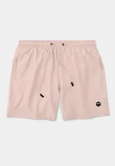 Short Bermuda Life Masculino Casual Básico Mauricinho Tactel Rosa