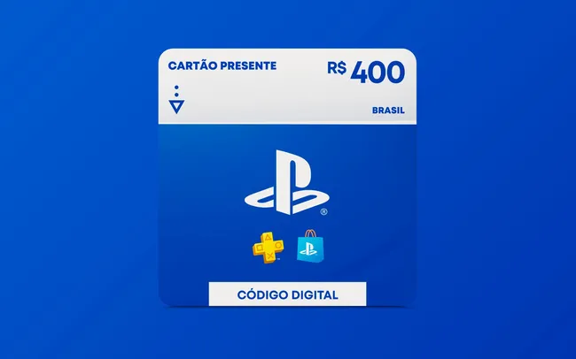 R$400 PlayStation Store - Cartão Presente Digital [Exclusivo Brasil] | Hype Games