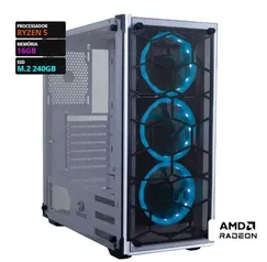 PC Gamer T-Gamer Thorn AMD Ryzen 5 4500 / AMD Radeon RX 6600 / 16GB (2x8GB) DDR4 / SSD NVMe 240GB
