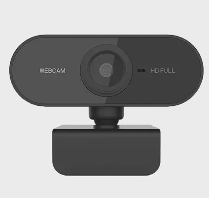 [Internacional] Webcam FullHD 1080P USB 360 graus Com Microfone e Redução de Ruído