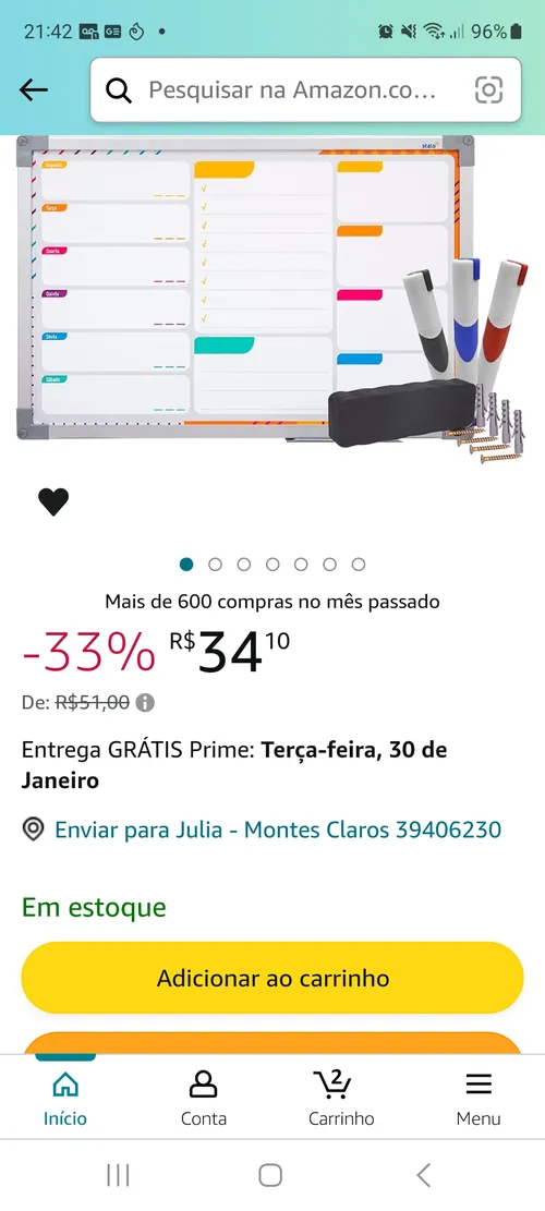 Imagen na descrição da promoção