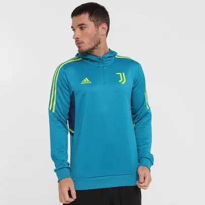 Blusa Juventus Adidas C/ Capuz Masculina