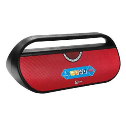 Caixa Bluetooth Lenoxx Speaker BT540 30W RMS Preta e Vermelha Bivolt - R$159