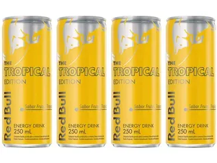 [L6P3] Bebida Energética Red Bull Tropical Edition - 4  unidades