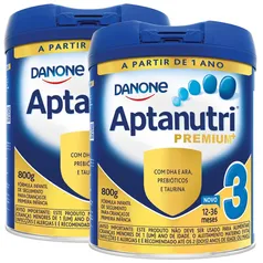 KIT 2UN Fórmula Infantil Aptanutri Premium 3 800g