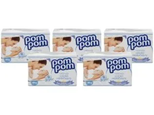 [ Cliente Ouro] Sabonete Infantil Pom Pom Hidratante 80gr - 5 Unidades R$ 7 -