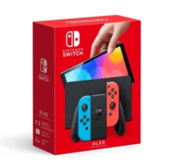 [Internacional / AME R$2000] Console - Nintendo Switch oled - Vermelho e Azul Neon