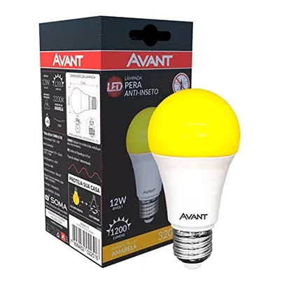 Lâmpada LED Anti-inseto -12W - Bivolt - Luz amarela