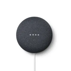 Assistente de Voz Google Nest Mini 2ª Geração Carvão