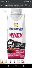 Whey zero lactose piracanjuba (250mL) | R$ 3