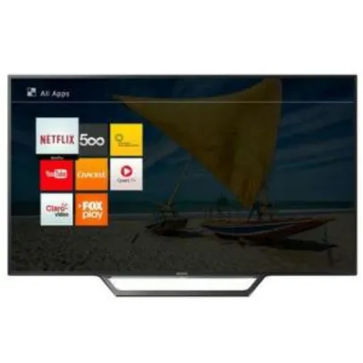 Smart TV Sony LED 40´ Full HD Conversor Digital 2 HDMI 2 USB Wi-Fi Integrado X-Reality Pro KDL-40W655D - R$1424