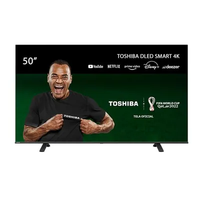 (AME R$1565,46) Smart TV DLED 50'' 4K Toshiba - TB012M