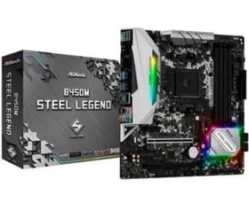 B450 M Steel Legend - Kabum - R$ 800