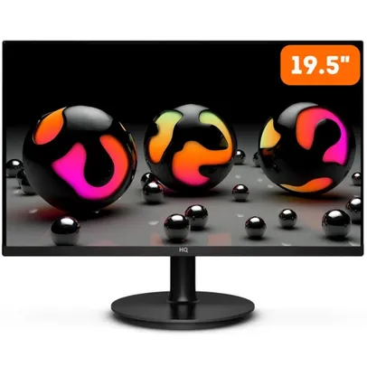 Monitor 19.5 LED Widescreen 75Hz hdmi hq 19.5HQ-LED vesa Ajuste de inclinação